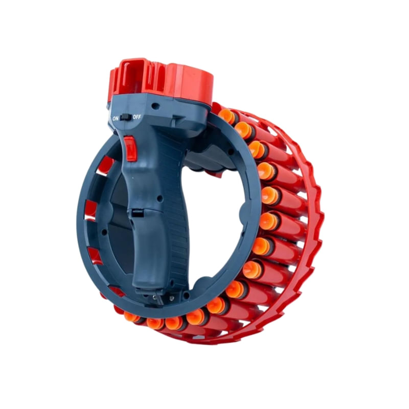 Toy Gun Throw Darts Recarregável Automaticamente Com 28 Dardos