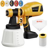 Pulverizador De Tinta Sem Fio Houselife Compatível Com Dewalt 20v