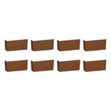 Multiuso Quarto 5421 Conj. 8 Pes Rodapes Cinza - Carraro
