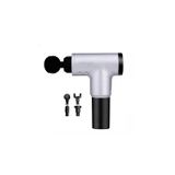 Massageador Muscle Gun Silver Analog Para Relaxamento Muscular