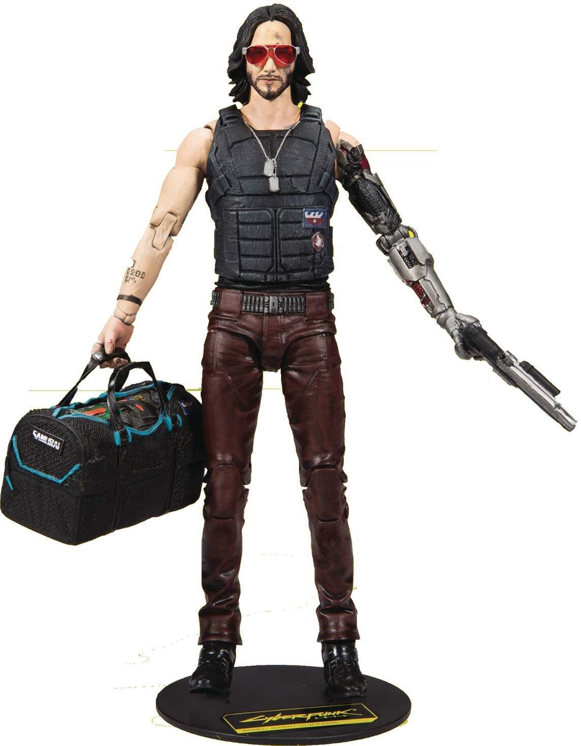 Boneco De Ação Mcfarlane Toys Cyberpunk 2077 Johnny Silverhand