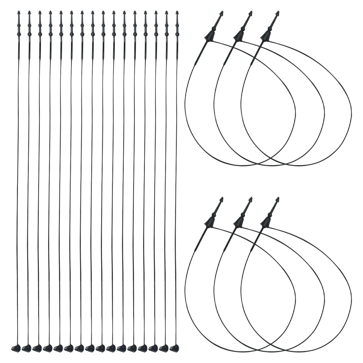 Fixador De Plástico Hang Tag Snap Hdst-home 2000 Unidades (5 Polegadas)