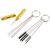 Kit De Limpeza De Aerógrafo Viagasafamido Com Agulha De Aço Inoxidável