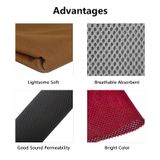 Alto-falante Grill Mesh Fabric Edgeseal Brown 122x137cm