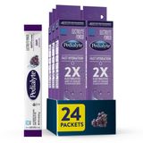 Bebida De Hidratação Pedialyte Fast Grape, 24 Pacotes De Pó