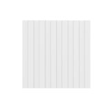 Multiuso De Cozinha Painel De Edição P- Fechamento Ripado Bella 2618 61x60x3,0cm Branco - Carraro
