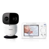 Monitor De Bebê Panasonic Kx-hn4101w Com Câmera De Vídeo Colorido De 3,5 Polegadas