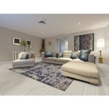 Tapete 192x250cm Serido São Carlos L.grey/navy B2694a