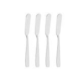 Kit 4 Espátulas Manteiga Patê Requeijão Geleia Aço Inox