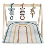 Baby Activity Gym Itzy Ritzy Com Tapete De Brincar Acolchoado E 3 Brinquedos