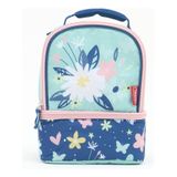 Bolsa Lancheira Térmica Infantil Thermos Jardim Flores