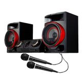 Mini System Lg Xboom Cl87 Karaokê Party Speaker 2350w-2 Mic