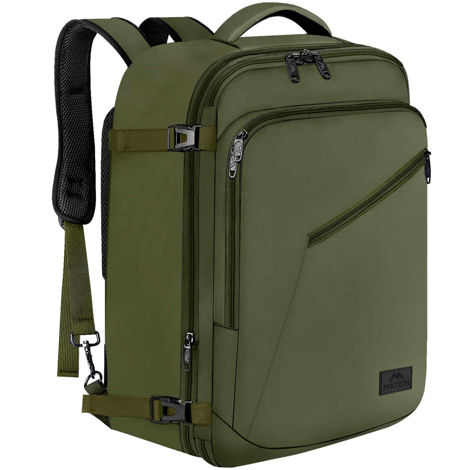 Mochila De Viagem Matein Expansível Air Travel Verde Escuro