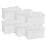 Kit 6 Formas para Queijo Mussarela e Requeijão 500g Injesul