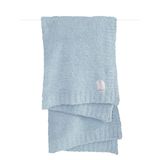 Cobertor De Bebê Little Giraffe Plush Chenille Knit Blue 74x89cm