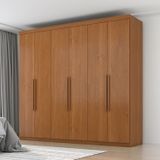 Guarda-roupa Casal 6 Portas 4 Gavetas Evidence Plus Cinamomo