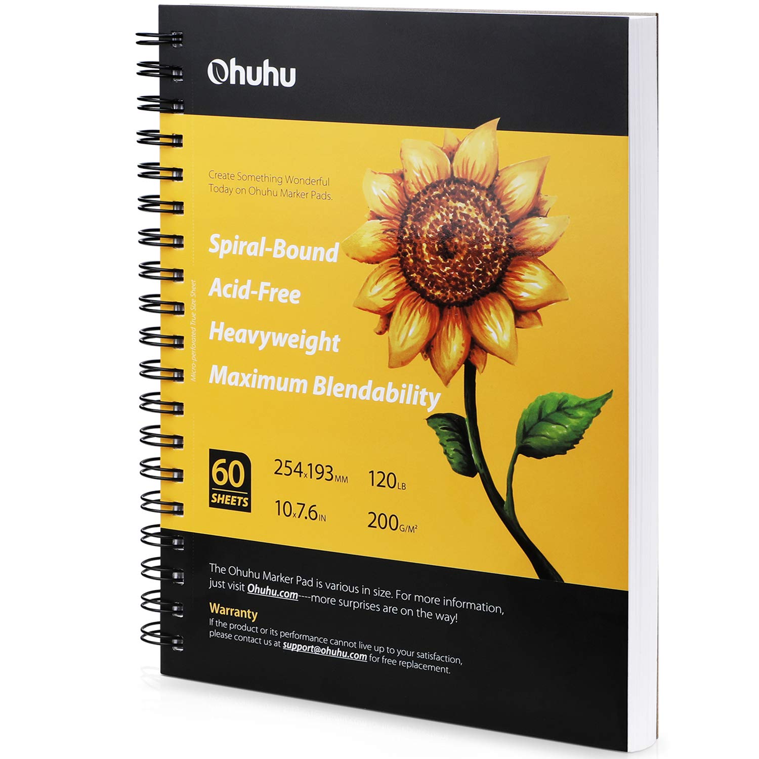 Marker Pad Ohuhu Art Sketchbook 19x25cm 200gsm 120 Folhas