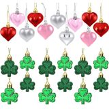 Ornamentos Mixteach Dia Dos Namorados Heart And Shamrock X48