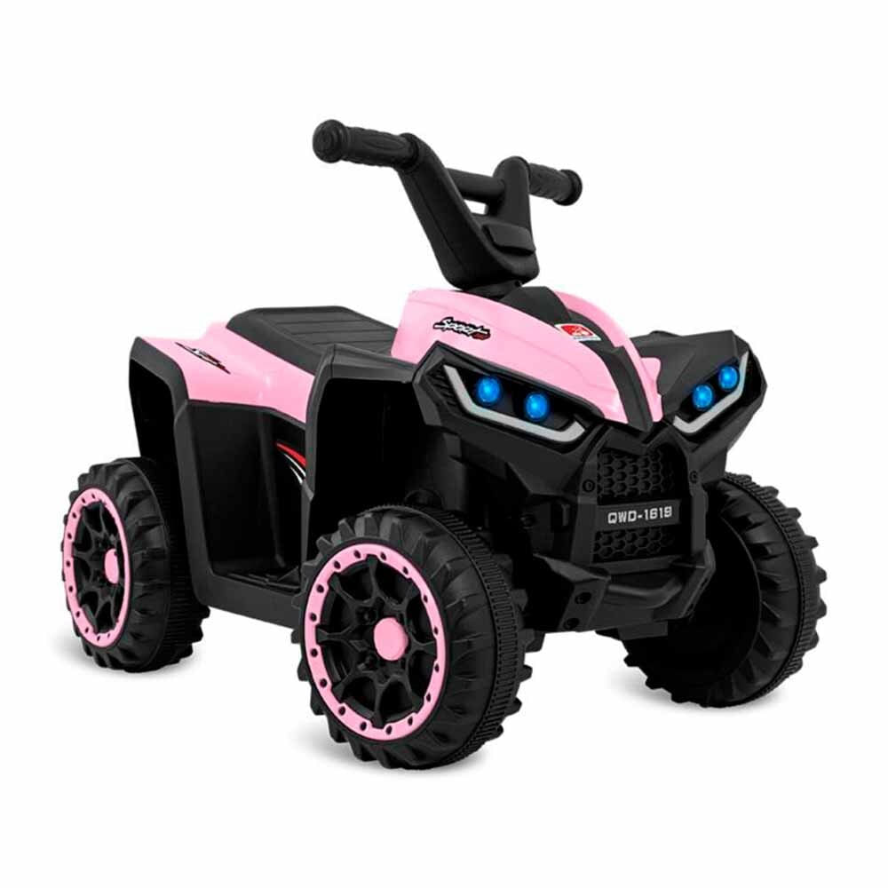 Mini Quadriciclo Eletrico Infantil Atv Qwd 1619 6v Rosa Bandeirante