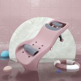 Cadeira De Shampoo Infantil Lizipai Ajustável De 3 A 10 Anos Rosa+cinza