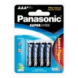 Pilha Panasonic Aaa Super Hyper 8 Unidades Leve Mais Por Menos