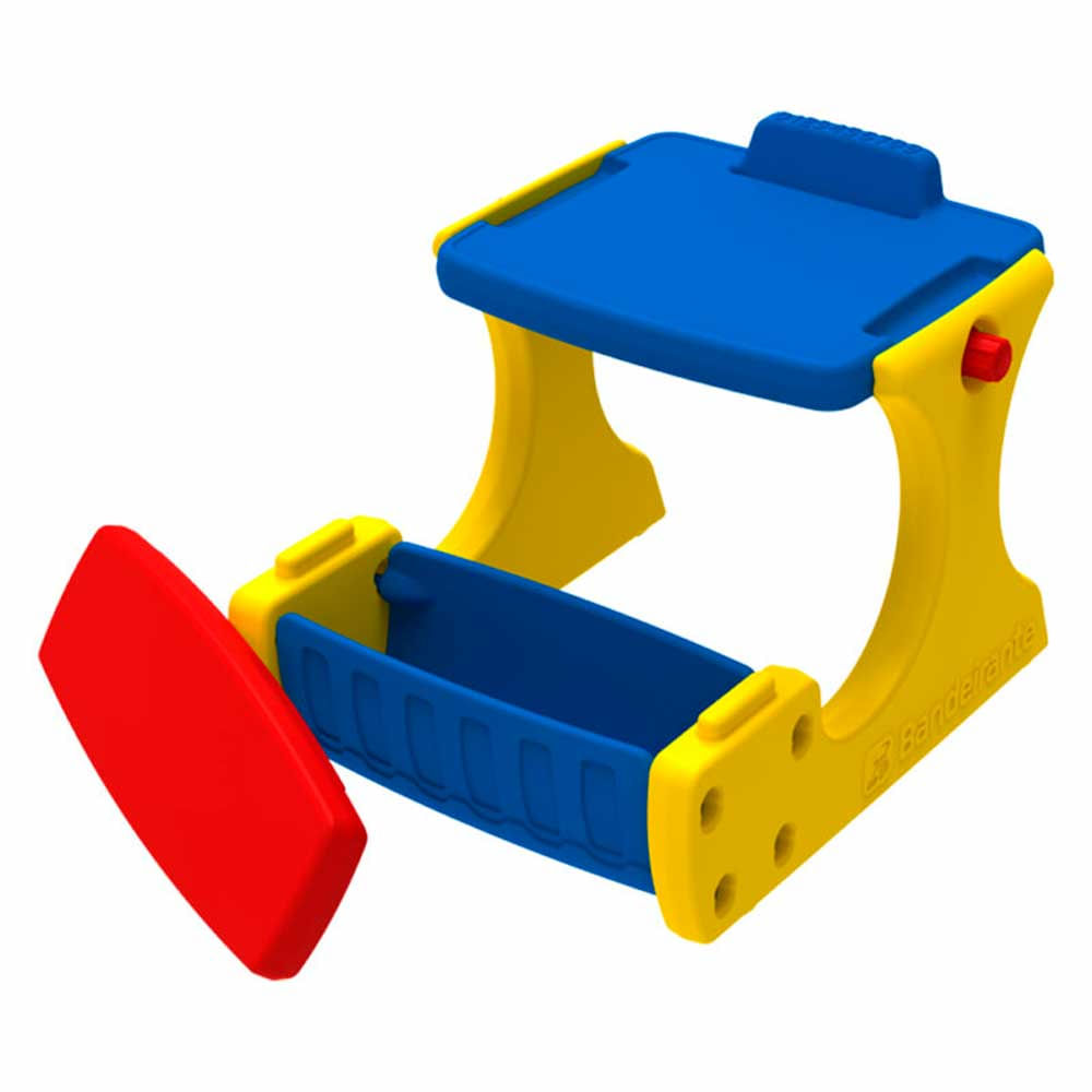 Mesinha Infantil Recreio Com Bau Playground Bandeirante