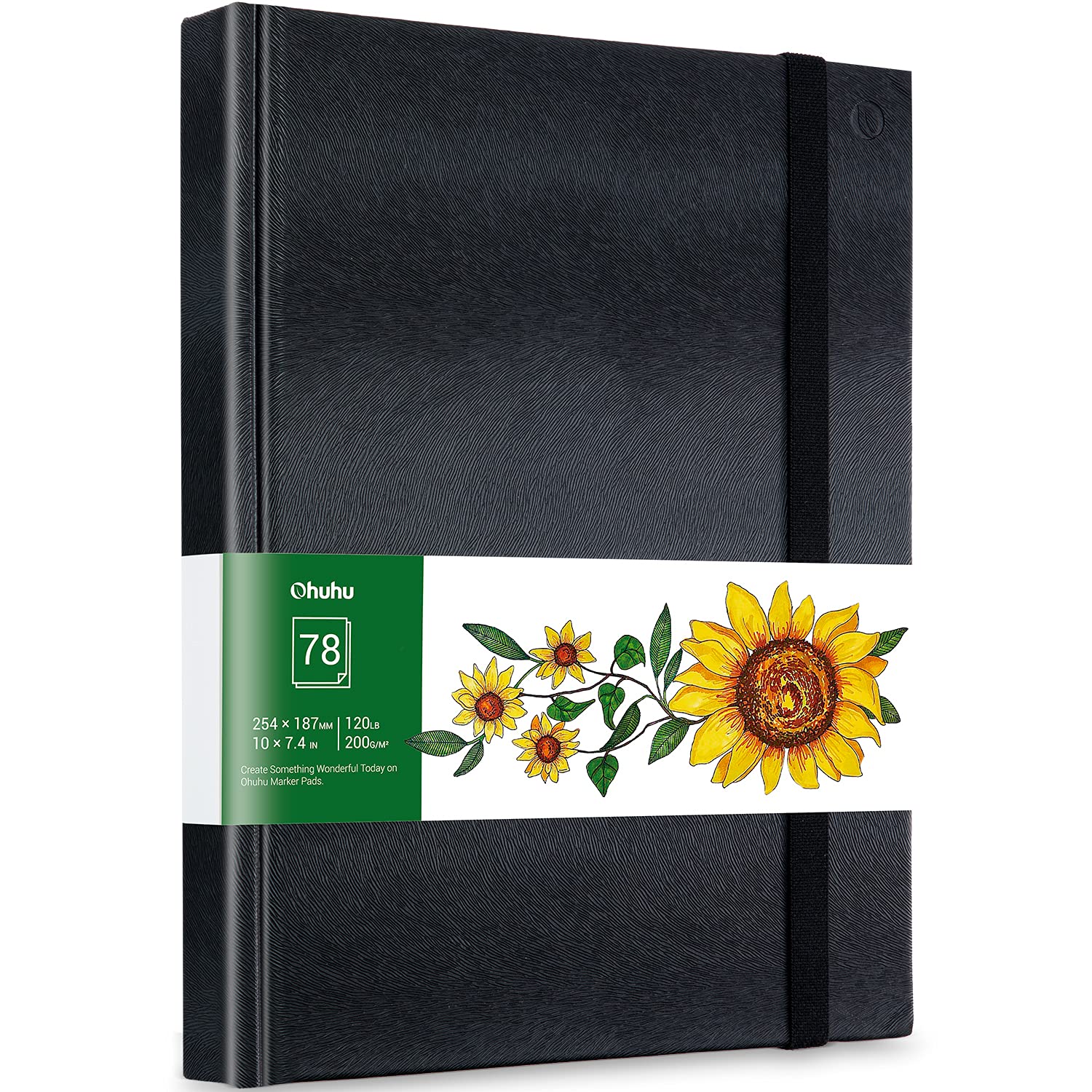Marker Pad Ohuhu Art Sketchbook 18x25 Cm 200gsm 156 Páginas