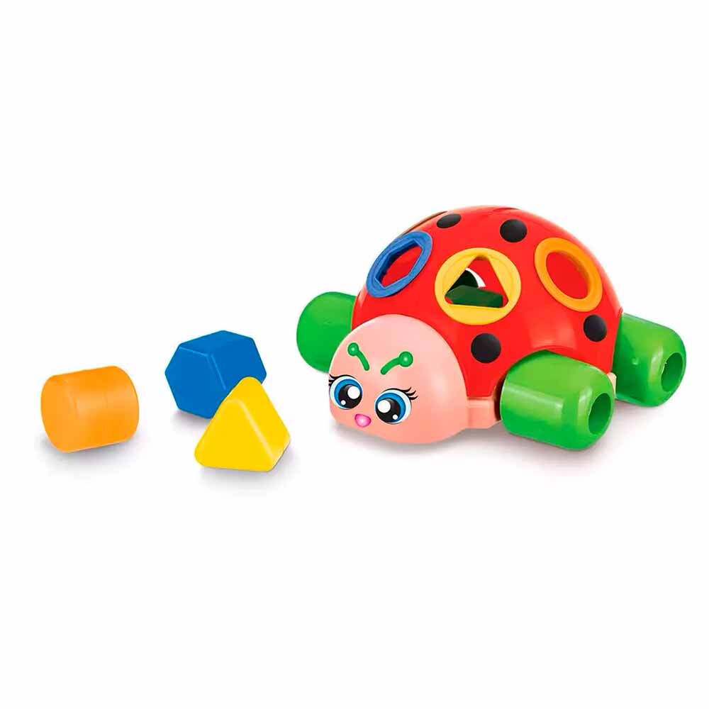 Encaixe De Formas Didaticas Joaninha Estrela Baby