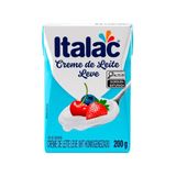 Creme De Leite Italac Uht 10% Tetra Pack 200g - Embalagem Com 24 Unidades