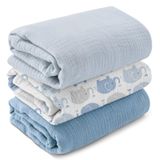 Cobertores De Musselina Gllquen Baby Para Meninos E Meninas