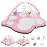 Baby Gym Activity Play Mat Pakoo Oversize Cute Cat Caw