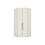 Guarda Roupa Closet De Quarto De Canto Oblíquo Mc05 Seletto C/ 2 Portas E 3 Gavetas Areia - Henn