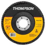 Disco Flap Thompson 4.1/2p G80 Embalagem Com 10 Unidades