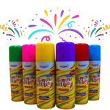 1 Serpentina Em Spray Carnaval Bloquinho Divertida Azul