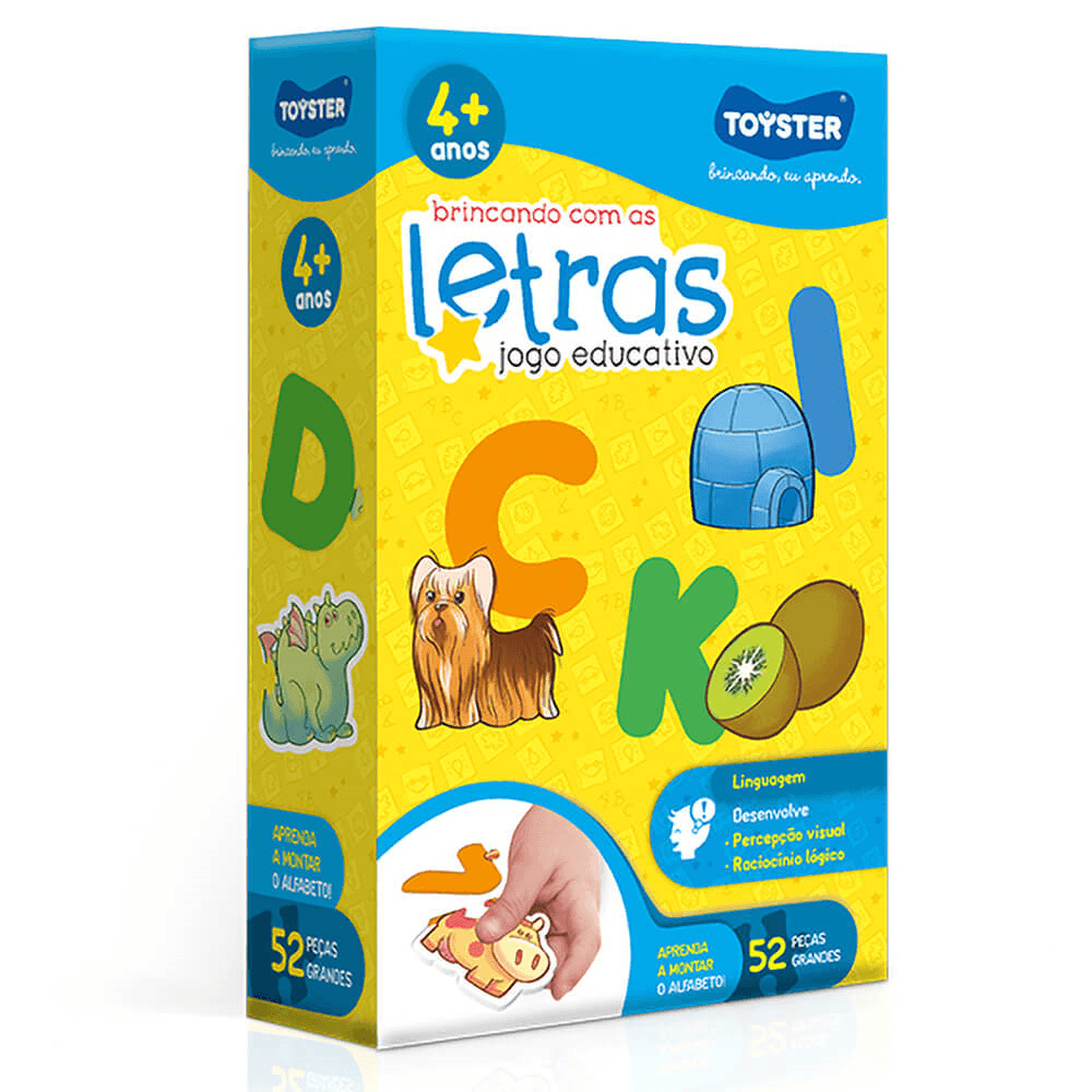 Jogo Brincando Com As Letras Toyster