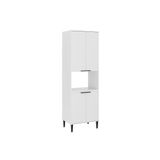 Paneleiro De Cozinha Modulado Alpha 2514 C/ 1 Forno E 4 Portas 70cm Branco - Carraro