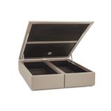 Cama Box Baú Universal Casal Bipartido Courano Clean (138 (2 Vol 69x188x39)) - Ortobom