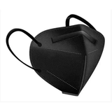 Máscara Adulto 5 Camadas N95 Kn95 Pff2 10 Unidades Preto
