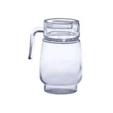 Jarra De Vidro Com Tampa Sucos E Agua Transparente 1,5L