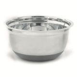 Tigela Bowl Aço Inox Com Base Em Silicone 25Cm Mimo