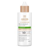 Protetor Solar Adcos Fotoproteção Diária Aqua Fluid Antioleosidade Cor Peach Fps 50 Com 40ml