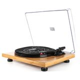 Vitrola Toca Discos Diamond - Bamboo Collection - Agulha Japonesa com software de gravação para MP3