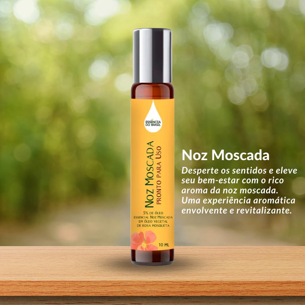 Óleos Essenciais Prontos Noz-moscada E Relaxar Roll On 10ml