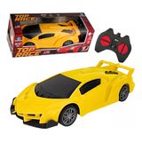 Carrinho Controle Remoto Rápido Top Race - Polibrinq - Amarelo