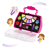 Maleta Maquiagem Infantil Crianças + Batom Sombra Esmalte