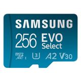 Cartão De Memória Samsung Evo Select Microsd 256gb Com Adaptador