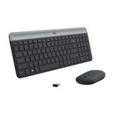 Combinação De Teclado E Mouse Logitech Mk470 Slim Wireless