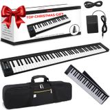 Piano De Teclado Elétrico Pyle Pkbrd8100 88 Teclas Com Bluetooth