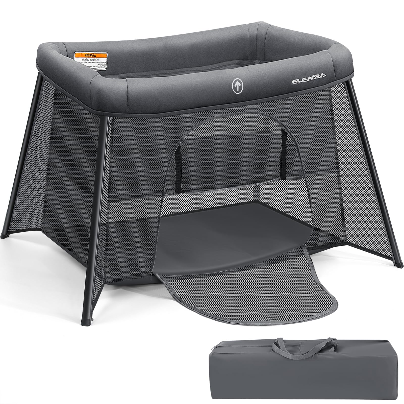 Berço De Viagem Elemara Leve Com Berço E Colchão