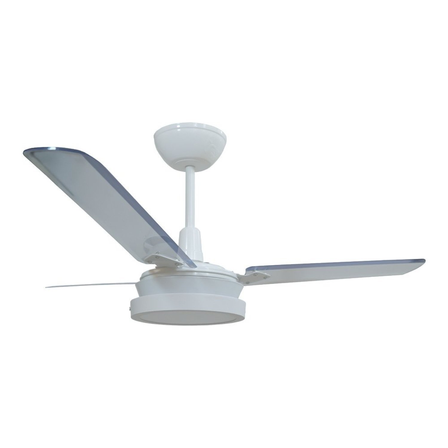 Ventilador Citrino Led 220v 3p San New Pás Transparentes Branco/transparente